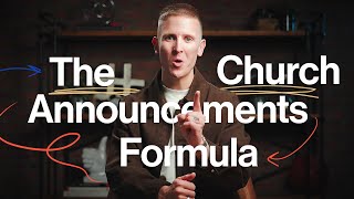 RULES For Church Announcements You Should Follow