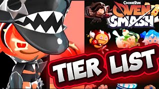 CookieRun: OvenSmash Tier List - TOP 10 Best Cookies!
