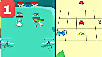 Merge Master insects: fusion, all levels game android ios gameplay Walkthrough