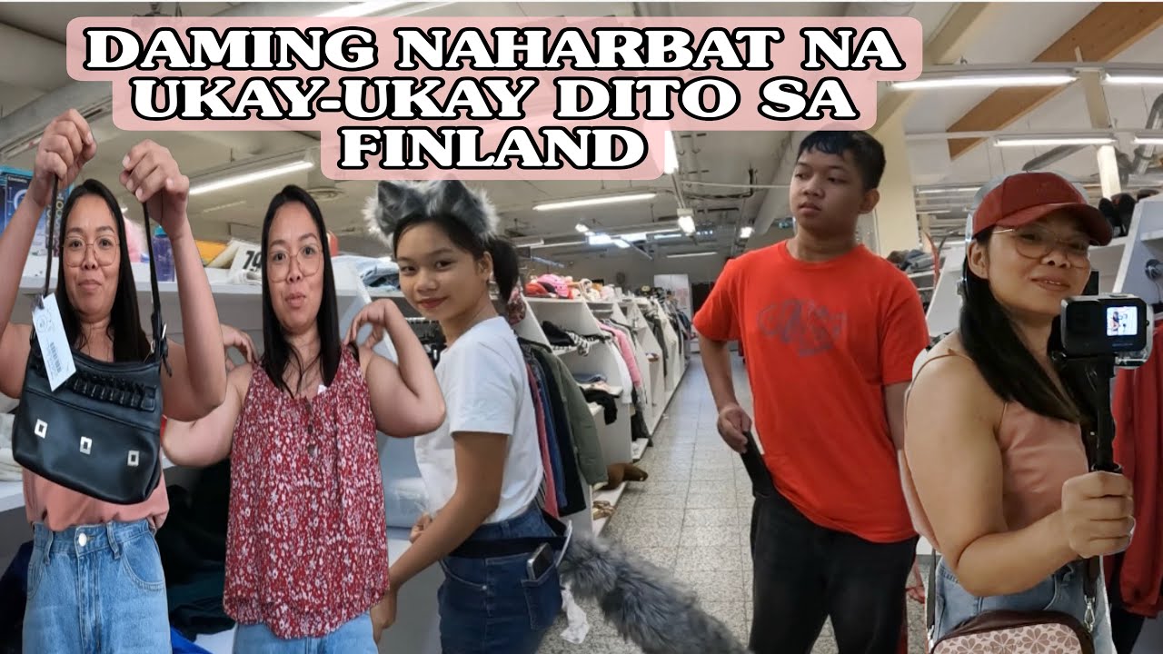 DAMING NAHARBAT NA UKAY-UKAY DITO SA FINLAND | FILIPINO FAMILY IN FINLAND | FINLAND VLOG