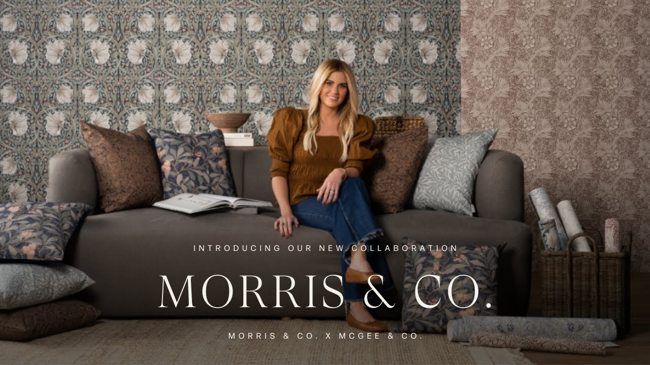 Introducing Morris & Co. x McGee & Co.— our new collaboration with the famed textile house.