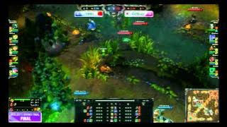 WCG 2013 Grand Final : Final, League of Legends  (CJ Blaze vs OMG) Part 1