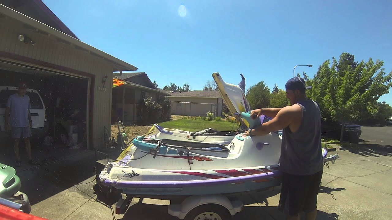 Water in Jet Ski Engine... YouTube