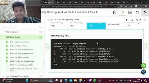 MODULE 15 IP STATIC ROUTING