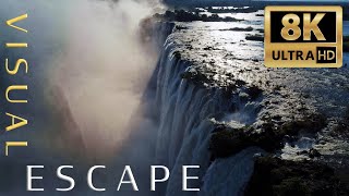 Victoria Falls | 7th Natural Wonder of the World | Drone Fly By in 8k