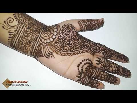 Easy Simple Mehndi Design for Hand | New Stylish Mehndi Design for Hands ||