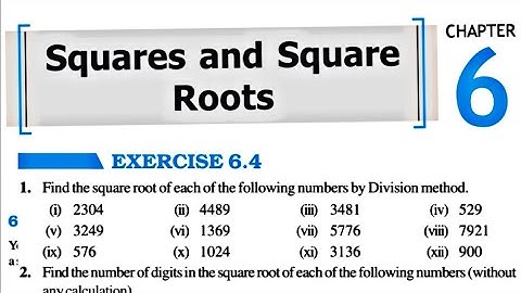 ex 6.4 q 7 class 8th maths - squares and square roots | ncert solutions rbse cbse