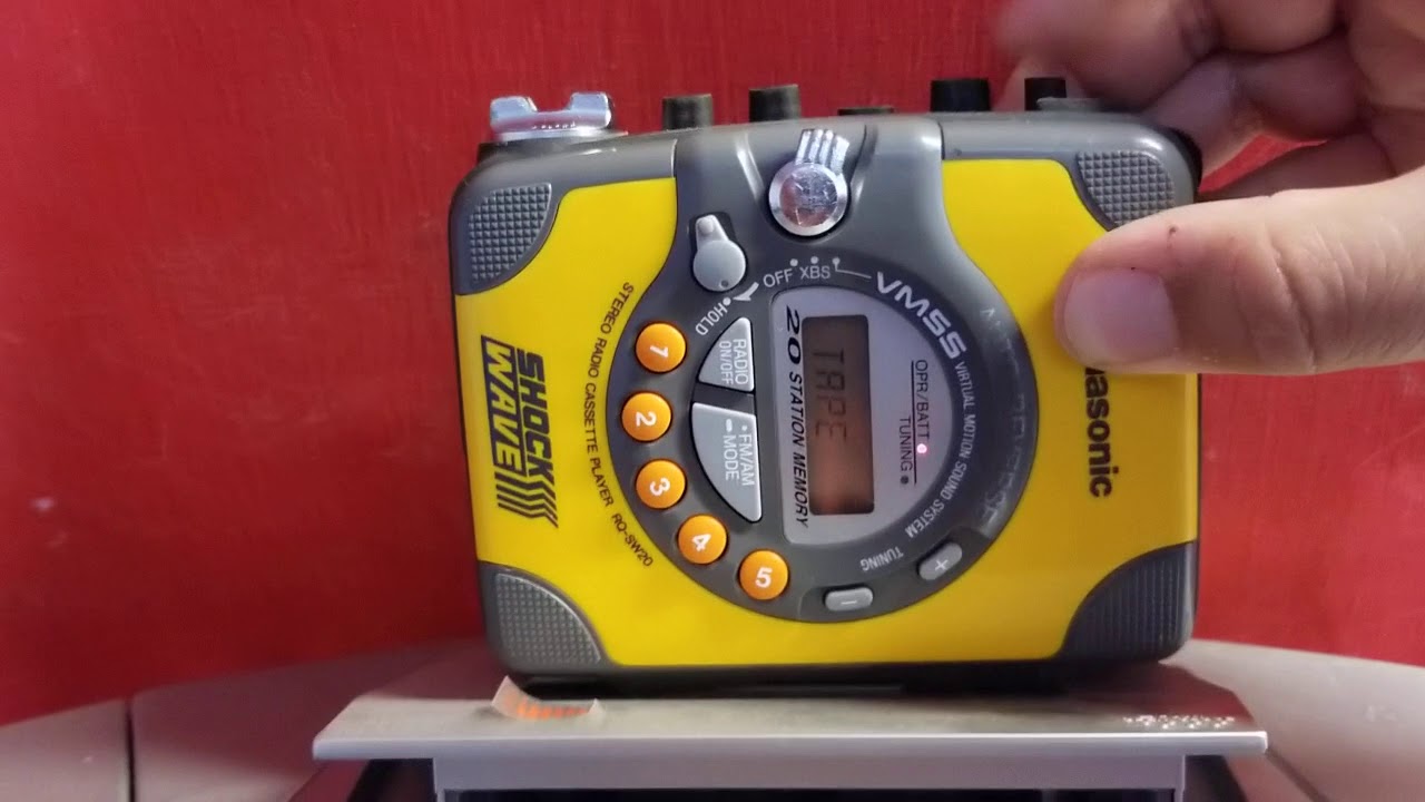 だーよし Panasonic Shock Wave RQ-SW20 Panasonic Shock Wave RQ-SW20 Portable Cassette Player Walkman