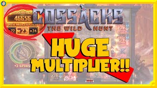 MASSIVE MULTIPLIER!!! Cossacks the Wild Hunt with 8 BONUSES!