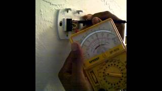 how to troubleshoot a thermostat that went blank
