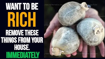 Wants To Be RICH,Remove These Things From Your House Immediately | They Bring Bad luck And Poverty.