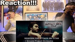 MUST SEE! REQUIEM FOR ATTACK ON TITAN // Grissini Project Orchestra | REACTION