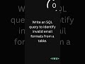 Day 9/30 🔥 Find Invalid Emails in SQL | Data Cleaning Query
