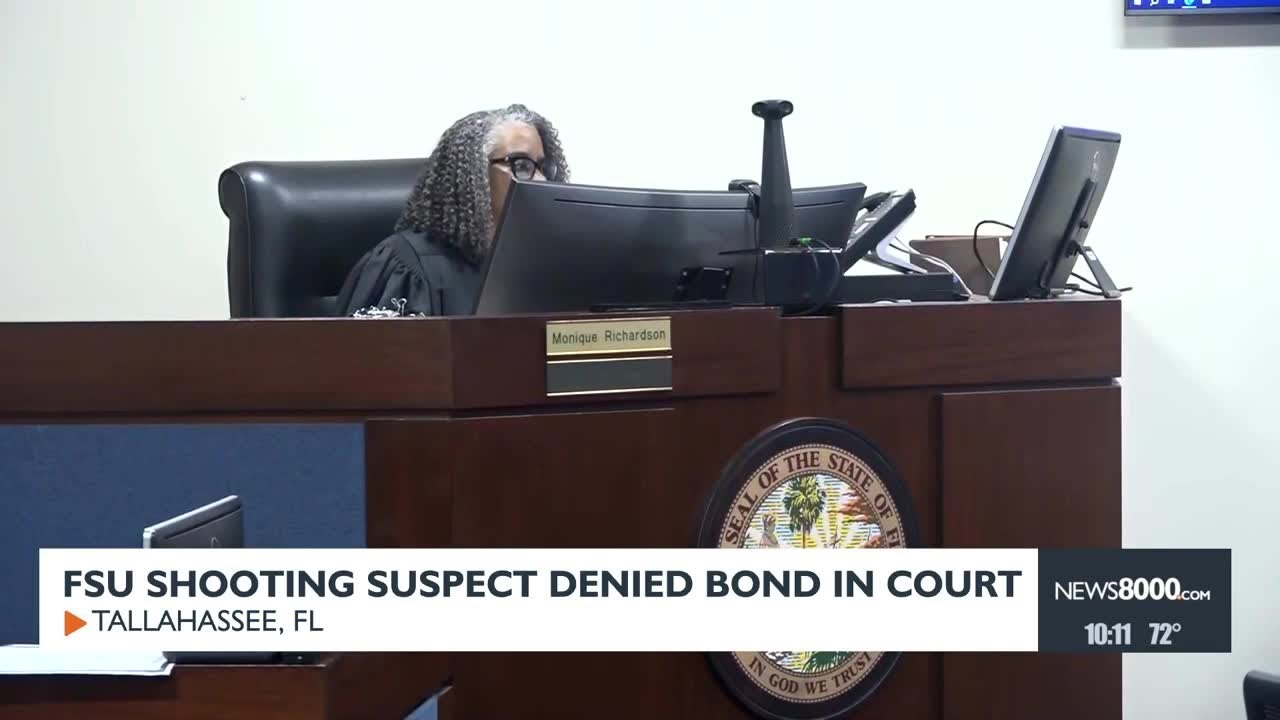 FSU shooting suspect denied bond - YouTube