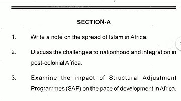 MPSE-005 STATE AND SOCIETY IN AFRICA|| PREVIOUS YEAR QUESTION PAPER 2019 (IGNOU)