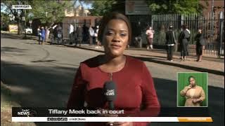 Tiffany Meek back in court