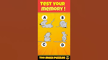 Memory Test #22। Riddles And Puzzles For IQ Test। hindi paheliyan। #shorts #video