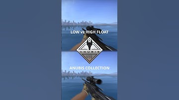 Low vs. High Float Anubis Collection Skins #shorts #csgo #counterstrike #csgoclips #cs2