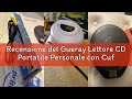Recensione del Gueray Lettore CD Portatile Personale con Cuffie Display LCD Protezione Anti-Skip HiF