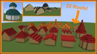 How to build Roofs in Minecraft