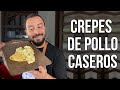 Cómo hacer Crepes de Pollo y Champiñones en minutos | Receta Rápida