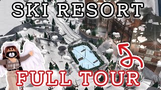 FULL TOUR of my Bloxburg SKI RESORT | BLOXBURG ROBLOX | ROBUILDS