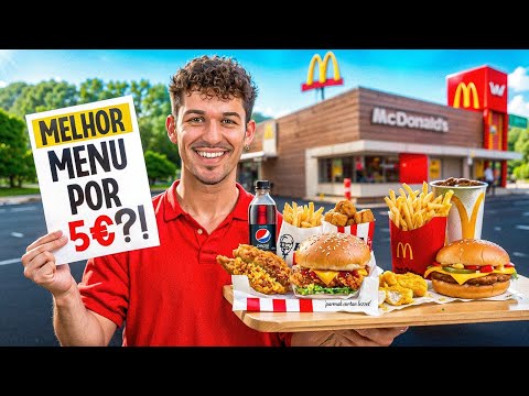 QUAL O MELHOR FASTFOOD COM APENAS 5€!!