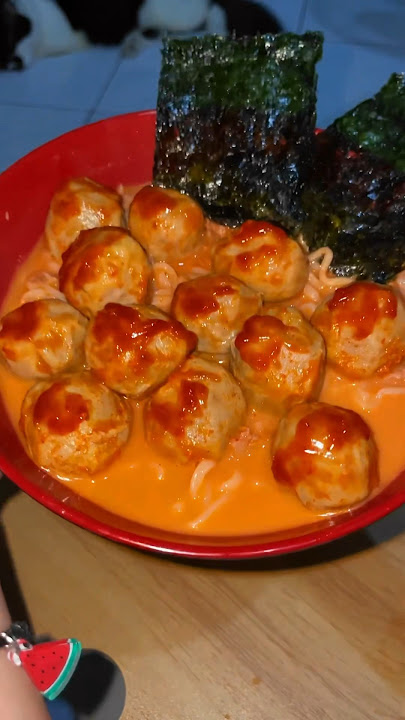 Ramen Bakso Buat Kaum Introvert Yang Batre nya Cepet Abis #shorts