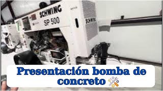 Bomba de Concreto Revelada: Máquina SP500 en Acción!
