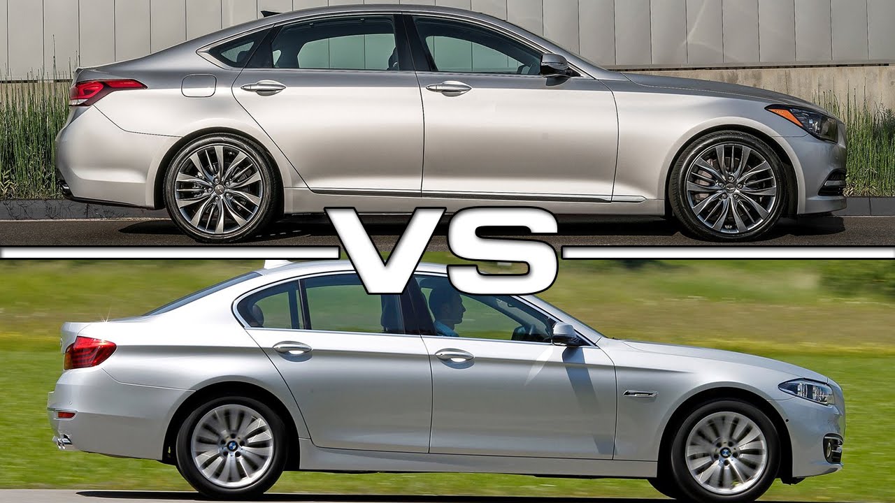 2017 Genesis G80 vs BMW 5 Series - YouTube