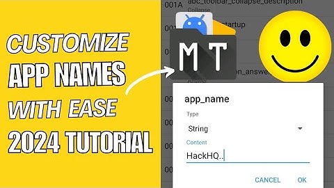 How to Change App Name with Mt Manager and Lucky Patcher