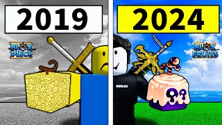 【Blox Fruits】回顧Blox Fruits更新歷史2019年的Blox Fruits長什麼樣【Roblox 海賊王】【機械方塊】