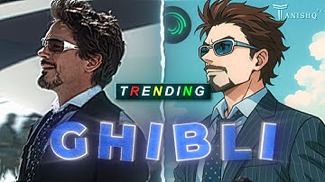 Trending @fictic_editz like GHIBLI GLITCH Transition in Alightmotion (+preset)