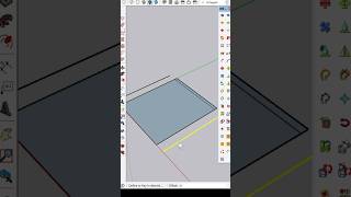 Offset Individual Edges In SketchUp #shorts #sketchup #sketchuptutorial
