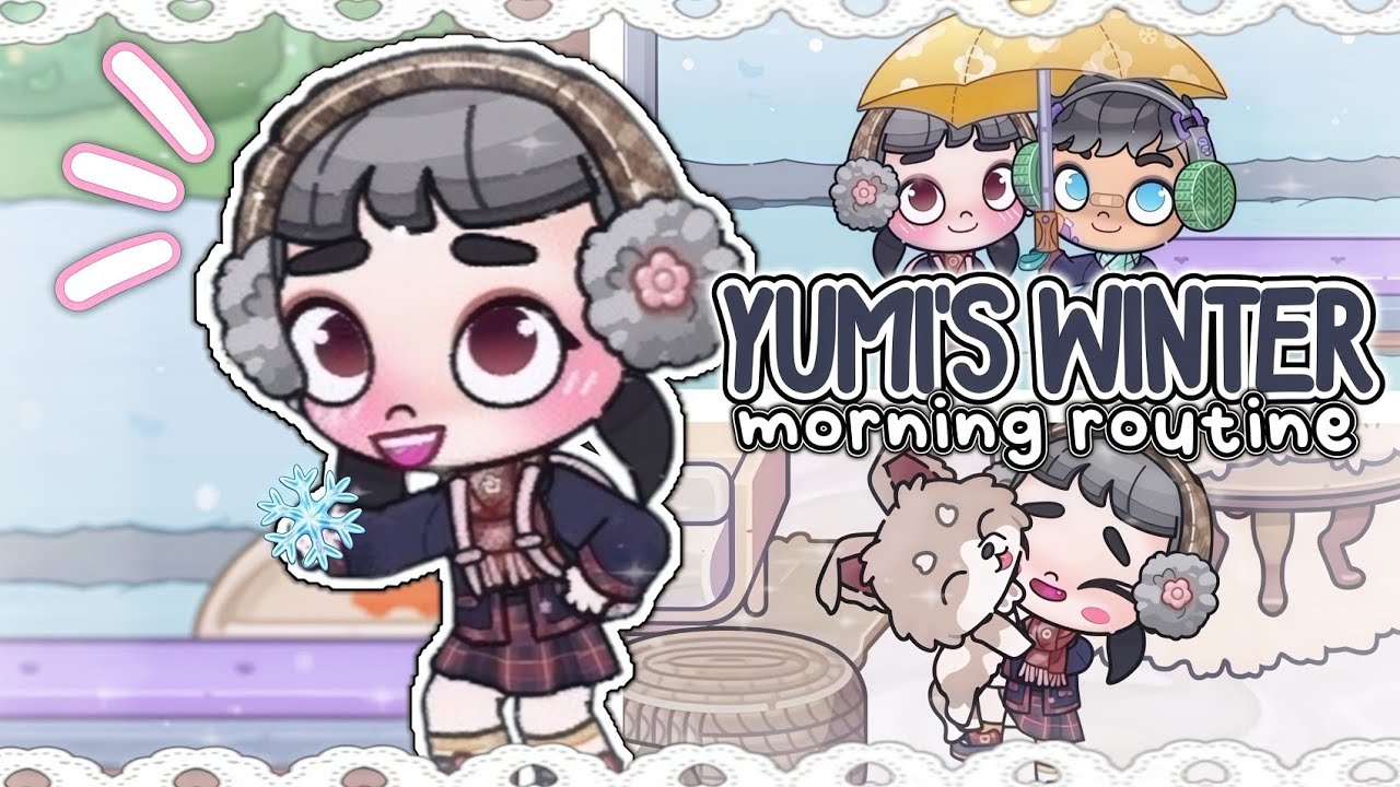 yumi's winter morning routine ❄️☃️ | Avatar World Roleplay | Pazu | *no voice*