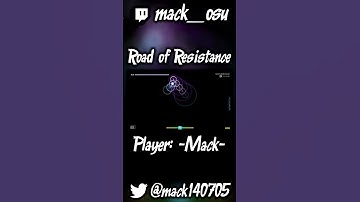 osu! | Hitting SPACED STREAMS on ROAD OF RESISTANCE +HR