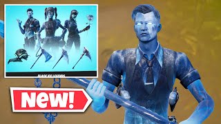 New Black Ice Legends Gameplay In Fortnite Ice Crystal Icebound Midas Permafrost Raider