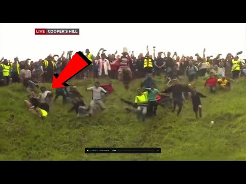 iShowSpeed Competes In Cheese Rolling Event & Gets Injured 😂