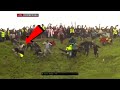 Ishowspeed competes in cheese rolling event  gets injured 