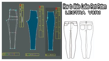 How to Make Ladies Pant Pattern With Grading I Lectra Modaris V8R1 I Bangla tutorial I #pant_pattern