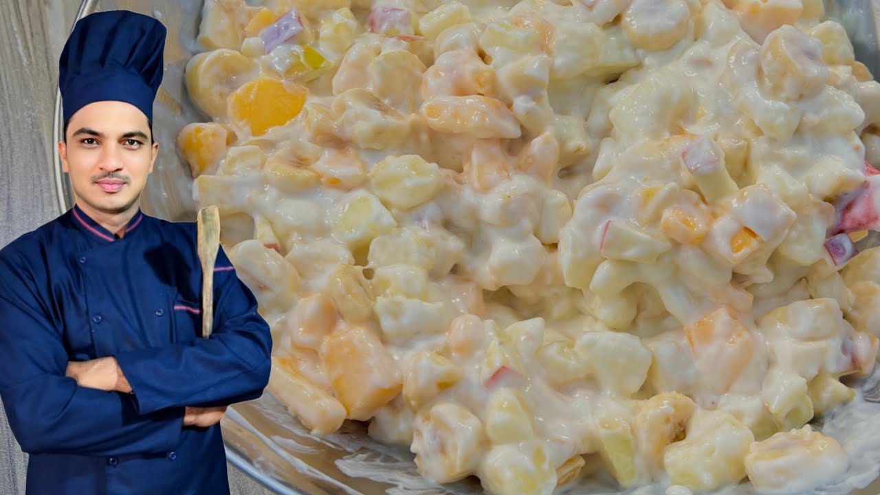 Cream Chaat Recipe By Chef M Afzal|