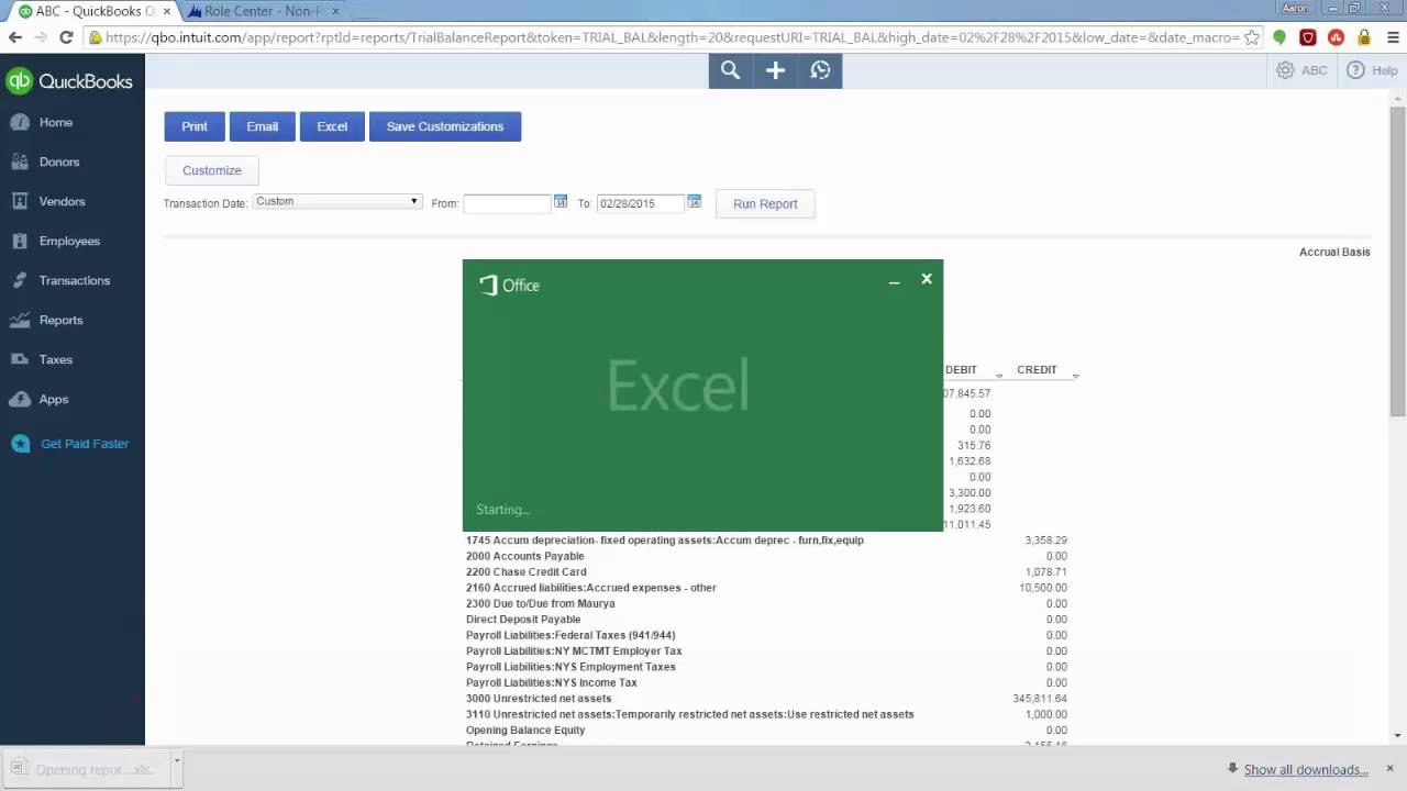 exporting the trial balance youtube how do i edit chart of accounts in quickbooks online