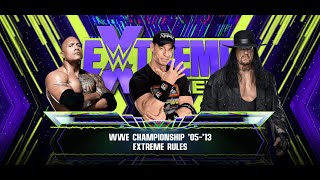 WWE 2k23 The Rock vs John Cena vs The Undertaker | WWE 2k24