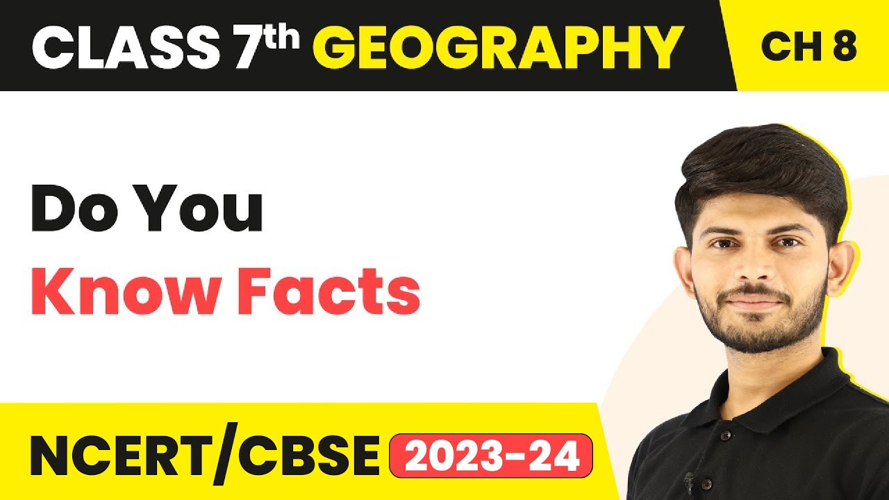 Do You Know Facts - Human Environment Interactions | Class 7 Geography ...