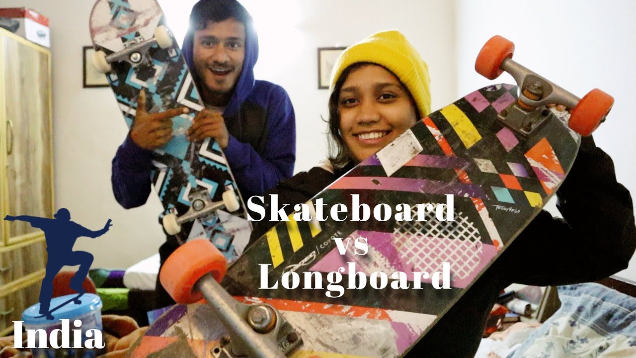 Skateboard or longboard? what to choose for beginners? Hindi YouTube