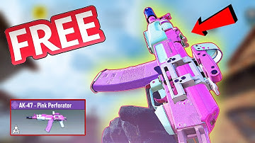 *FREE* Ak47 Pink Perforator Skin in codm gameplay