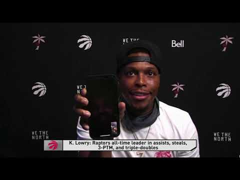 Drake FaceTimes Kyle Lowry During Press Conference