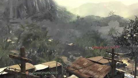 Call of Duty MW3 Cross Map Throwing Knife Kill: Village