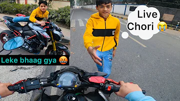 10 lakh ki Superbike leke bhaag gya 😓😓