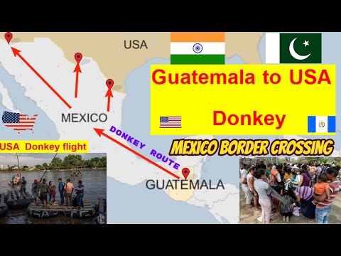 Guatemala to Mexico  |  Guatemala to America by road 2020 |  US-Mexico border.